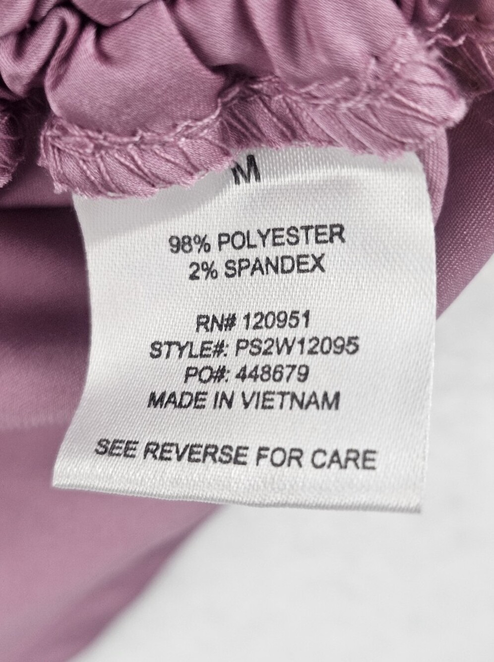 Pink Rose Womens M Ruched Adjustable Tank Top Spaghetti Straps Dusty Mauve NWT - Picture 5 of 11